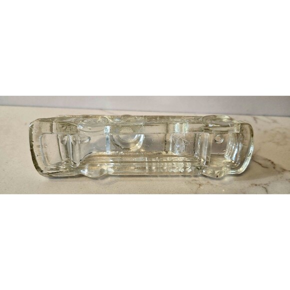 Vintage Glass Fire Engine Candy Container - Picture 4 of 4